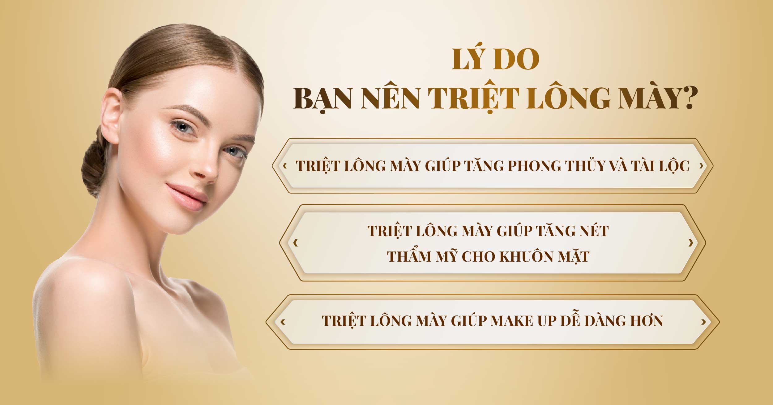 Triệt lông mày - Triệt mày thừa an toàn bằng công nghệ SHR AFT IPL 16 Triet long may 01